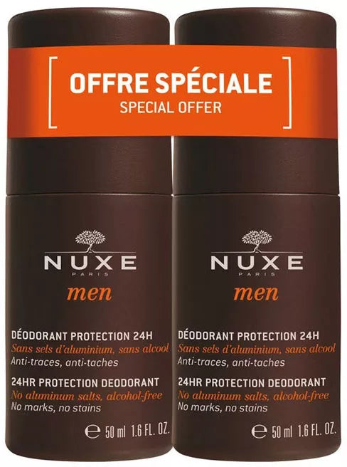 NUXE Men Desodorante protección 24 H 50 mL DUPLO
