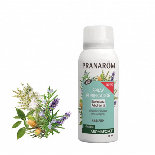 Pranarom Aromaforce Spray Purificador Ravintsara y Árbol del té 75 mL