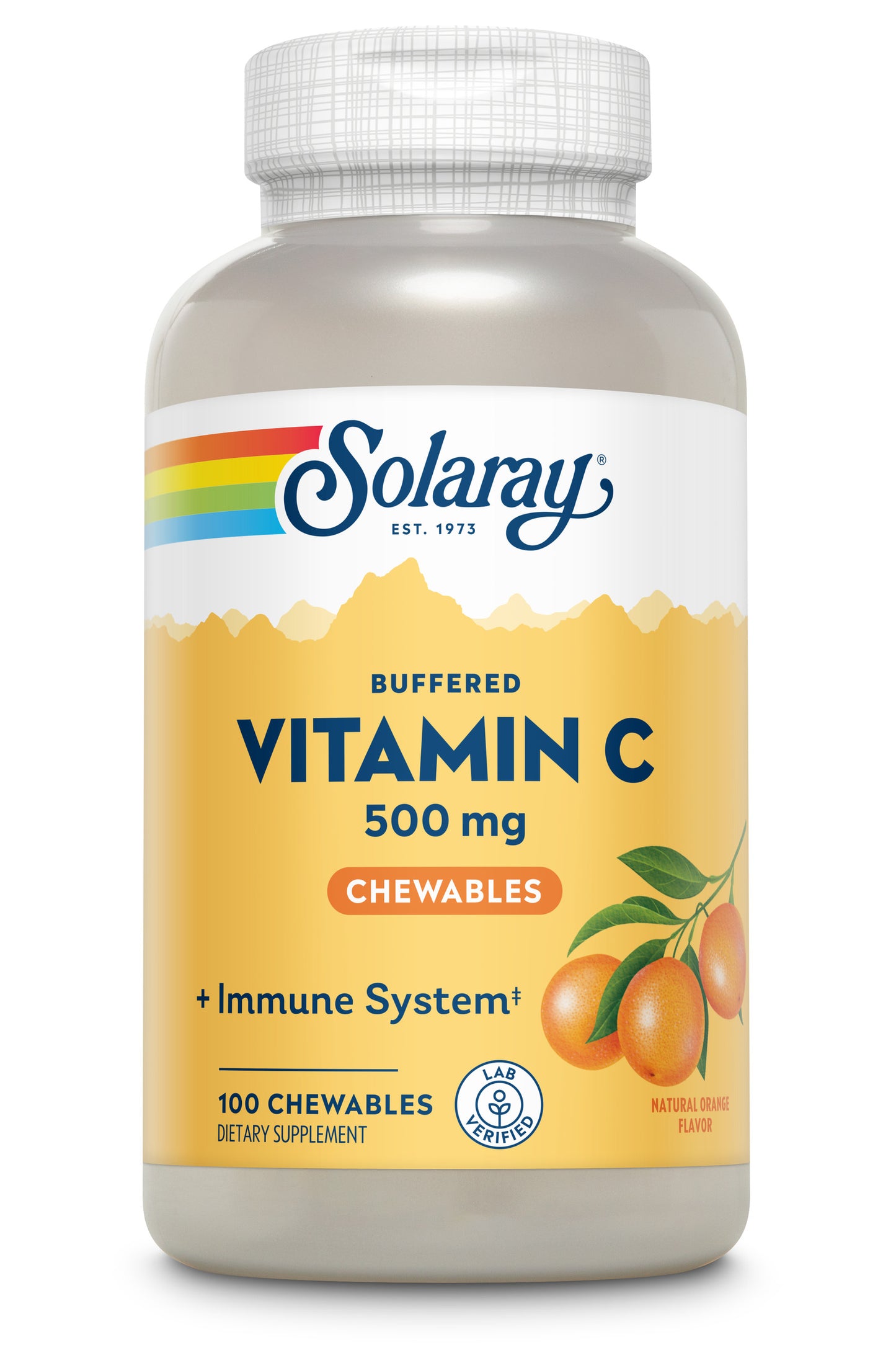 SOLARAY Vitamina C masticable 100 comprimidos