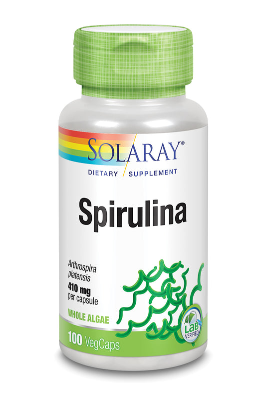 SOLARAY Spirulina 100 cápsulas