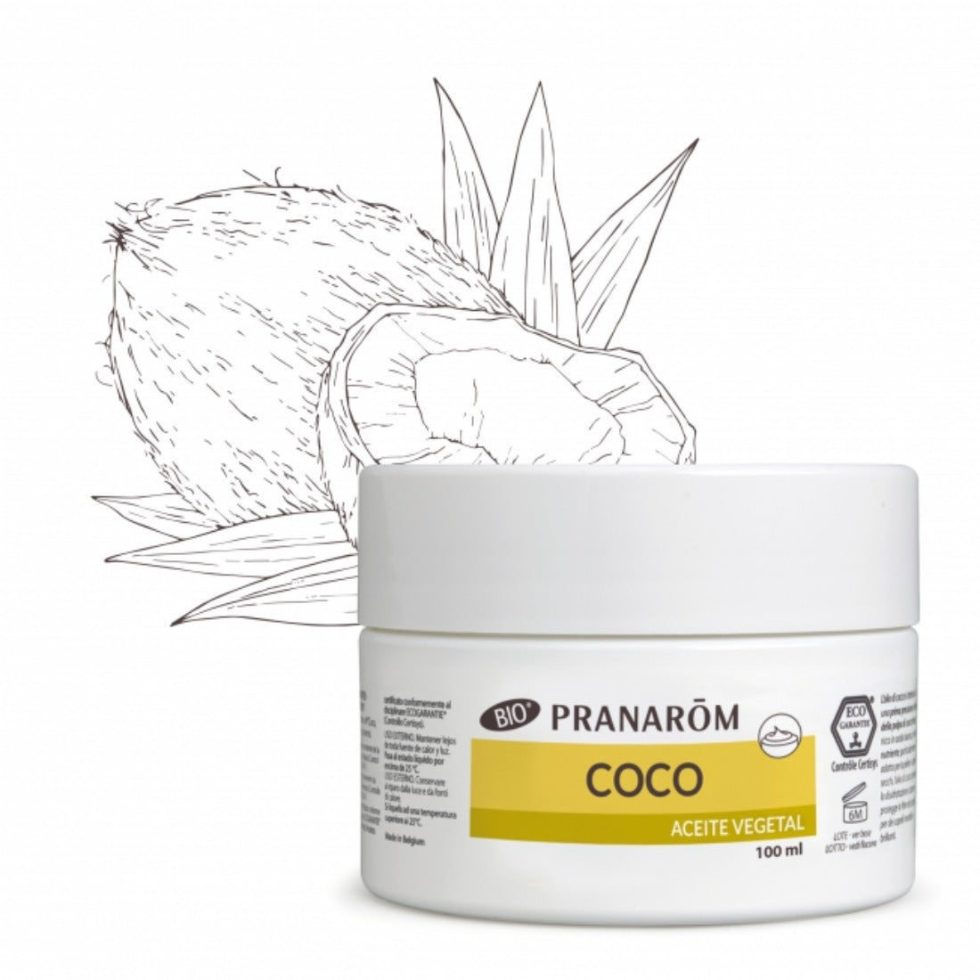 PRANAROM Aceite Vegetal Coco 100mL