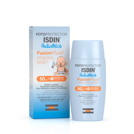 ISDIN Fusion fluid mineral baby pediatrics SPF 50 50 ml