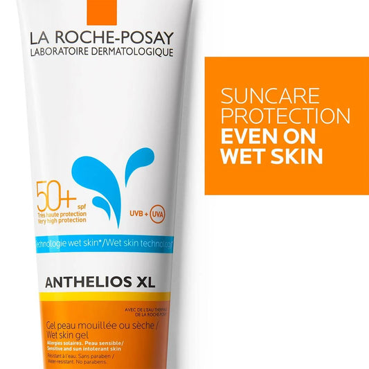 LA ROCHE POSAY Anthelios Leche-Gel Wet Skin spf50+ Protector Solar Cuerpo Piel Sensible 250ml