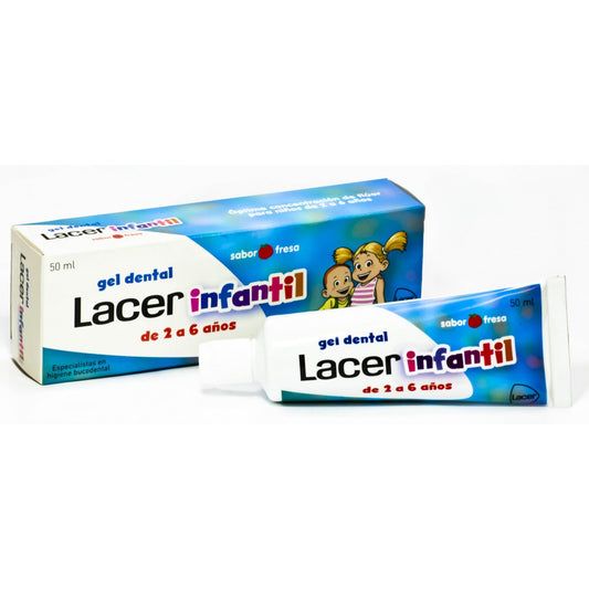 LACER Infantil gel dentífrico 75 ml fresa