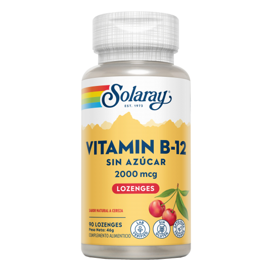 SOLARAY Vitamin B-12 90 comprimidos sublinguales