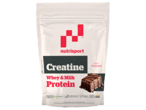 NUTRISPORT Whey & Milk Creatina y Proteína Choco Milk 500g