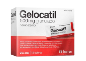 Gelocatil 500 mg granulado, 12 sobres