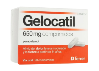 Gelocatil 650mg, 20 comprimidos