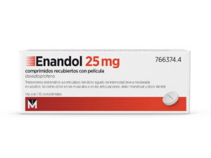 Enandol 25mg, 16 comprimidos recubiertos