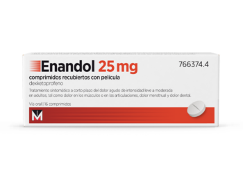 Enandol 25mg, 16 comprimidos recubiertos