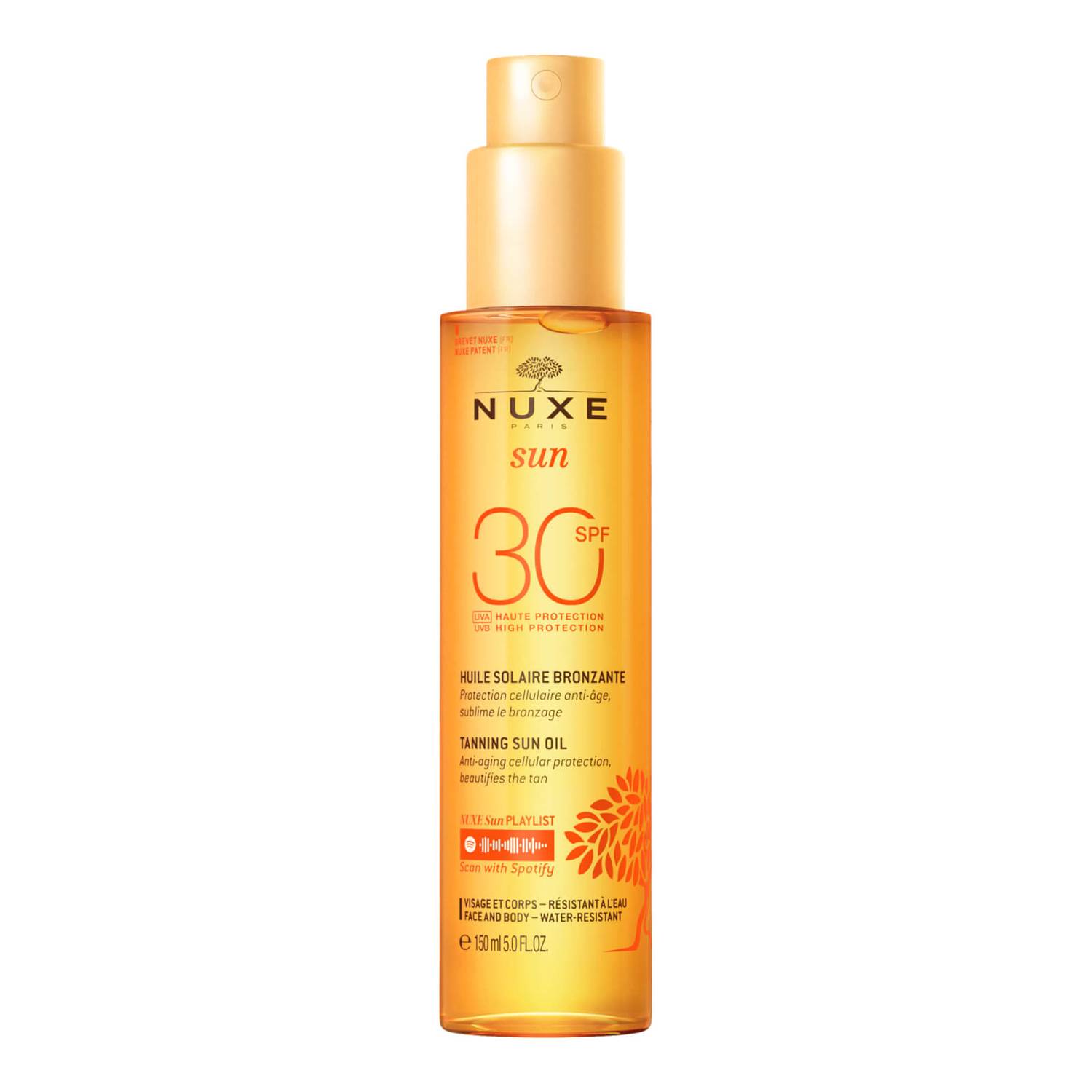 NUXE Sun aceite bronceador SPF 30 150 ml