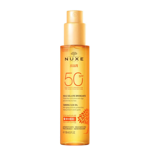 NUXE Sun aceite bronceador SPF 50 150 ml