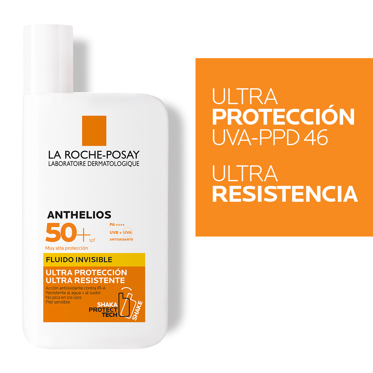 LA ROCHE POSAY Anthelios Shaka Fluid spf50+ Protector Solar Rostro Piel Sensible 50ml