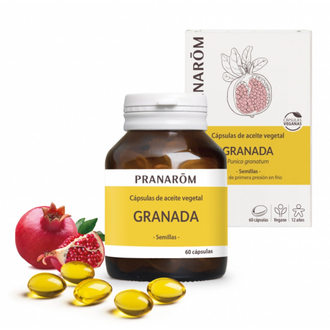 PRANAROM Aceite de Granada 60 cápsulas