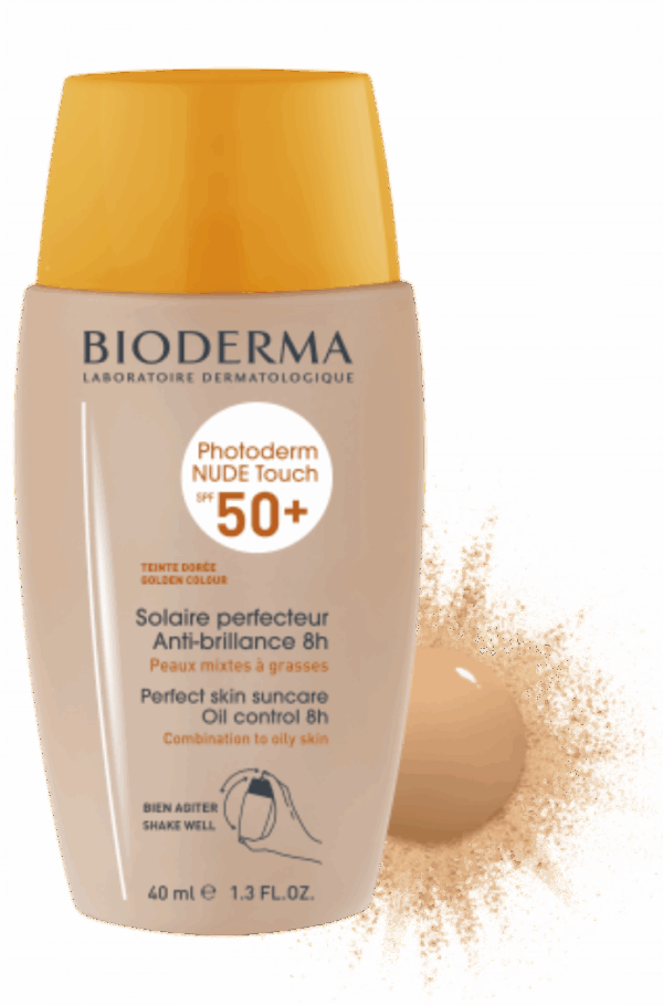 BIODERMA Photoderm nude touch SPF 50+ tono dorado 40 ml