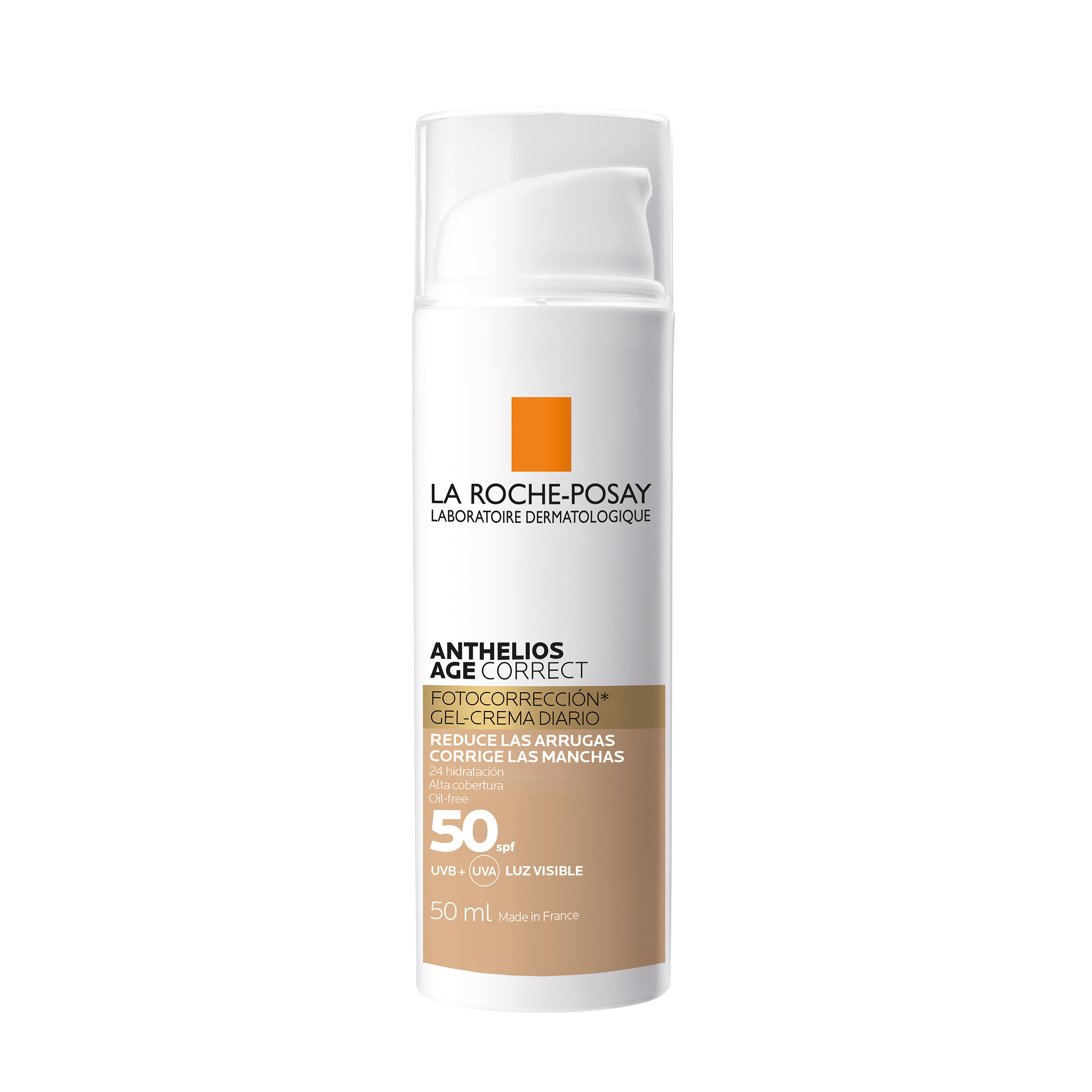 LA ROCHE POSAY Anthelios Age Correct SPF 50 con Color Gel-Crema