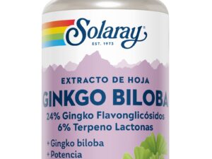 SOLARAY Ginkgo biloba 60 cápsulas