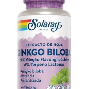 SOLARAY Ginkgo biloba 60 cápsulas