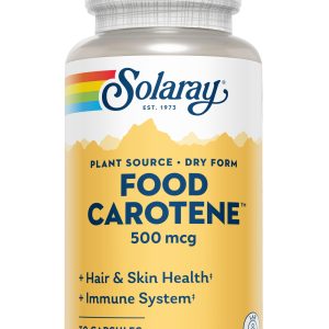SOLARAY Food carotene 30 cápsulas