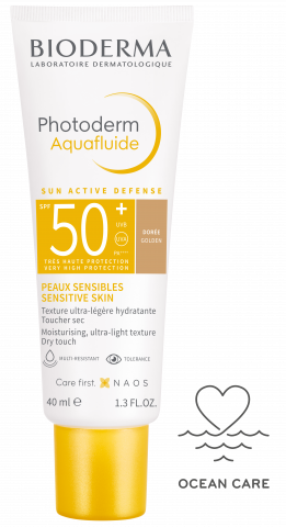 BIODERMA Photoderm aquafluide SPF 50+ tono dorado 40 ml