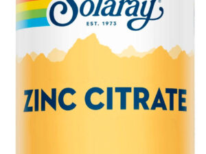 SOLARAY Zinc citrate 60 cápsulas