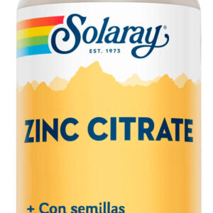 SOLARAY Zinc citrate 60 cápsulas