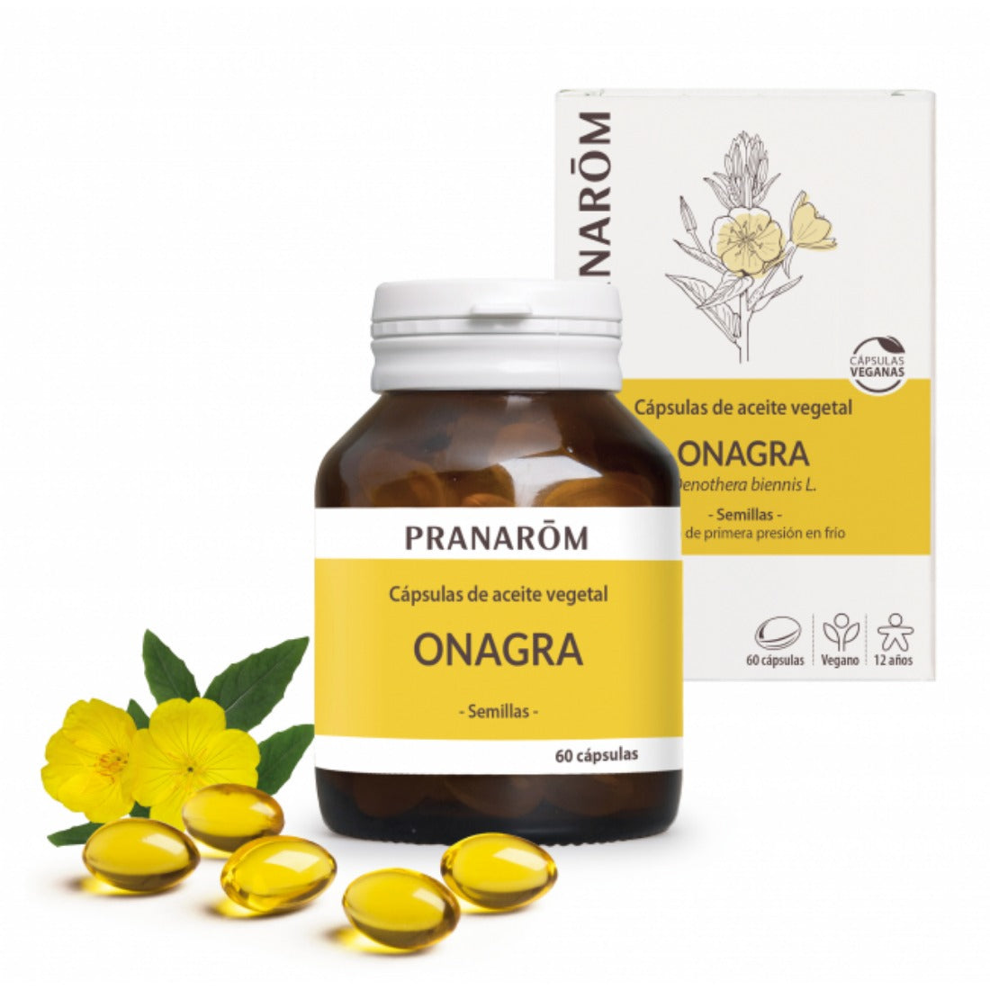 PRANAROM Aceite de Onagra 60 cápsulas