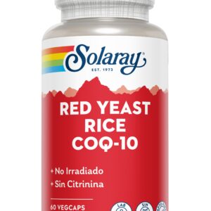 SOLARAY Red yeast rice coQ-10 60 cápsulas