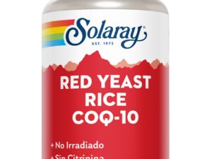 SOLARAY Red yeast rice coQ-10 60 cápsulas