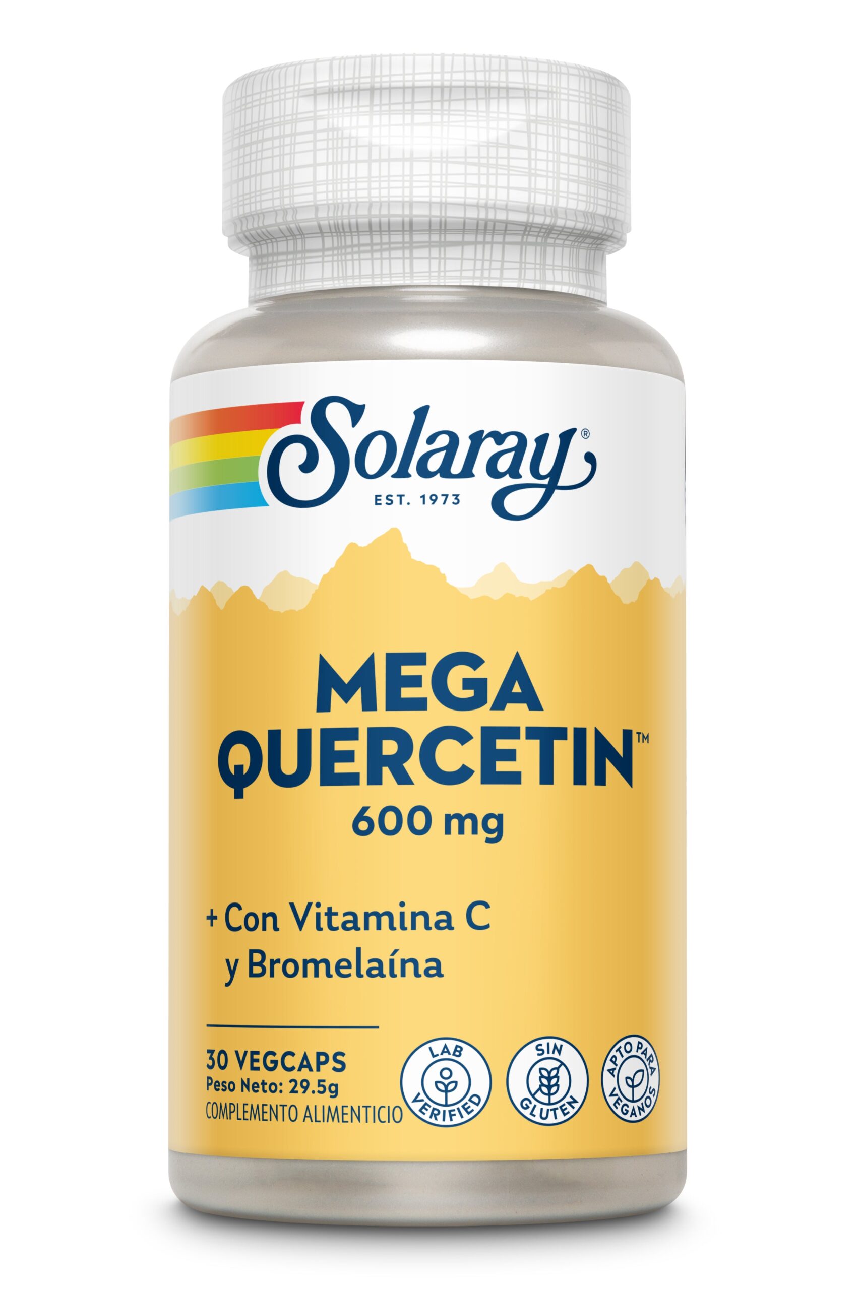 SOLARAY Mega quercetin 30 cápsulas