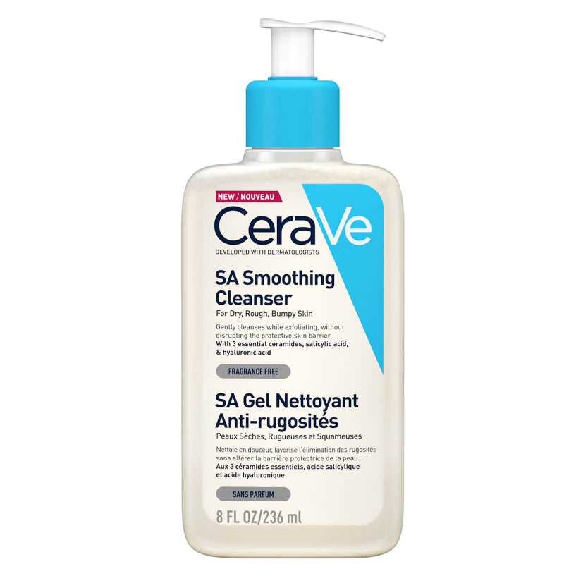 CERAVE Gel limpiador SA anti-rugosidades 236 ml
