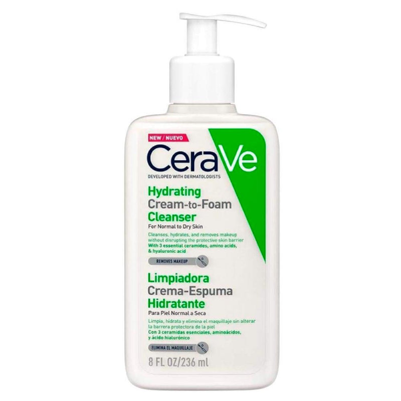 CERAVE Limpiador crema - espuma hidratante 236 ml