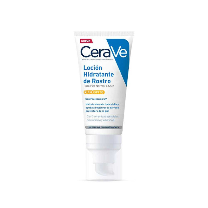 CERAVE Loción hidratante de rostro SPF50 52 ml