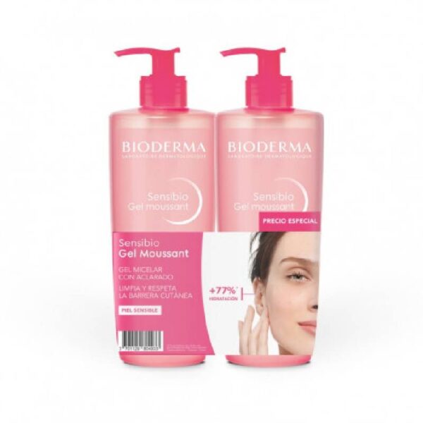 BIODERMA Sensibio gel moussant 500 ml duplo