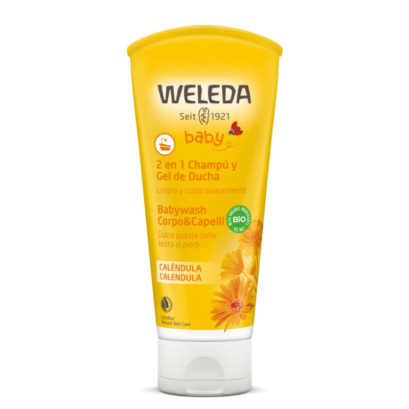 WELEDA BEBE CALENDULA CHAMPU Y GEL DE DUCHA 200
