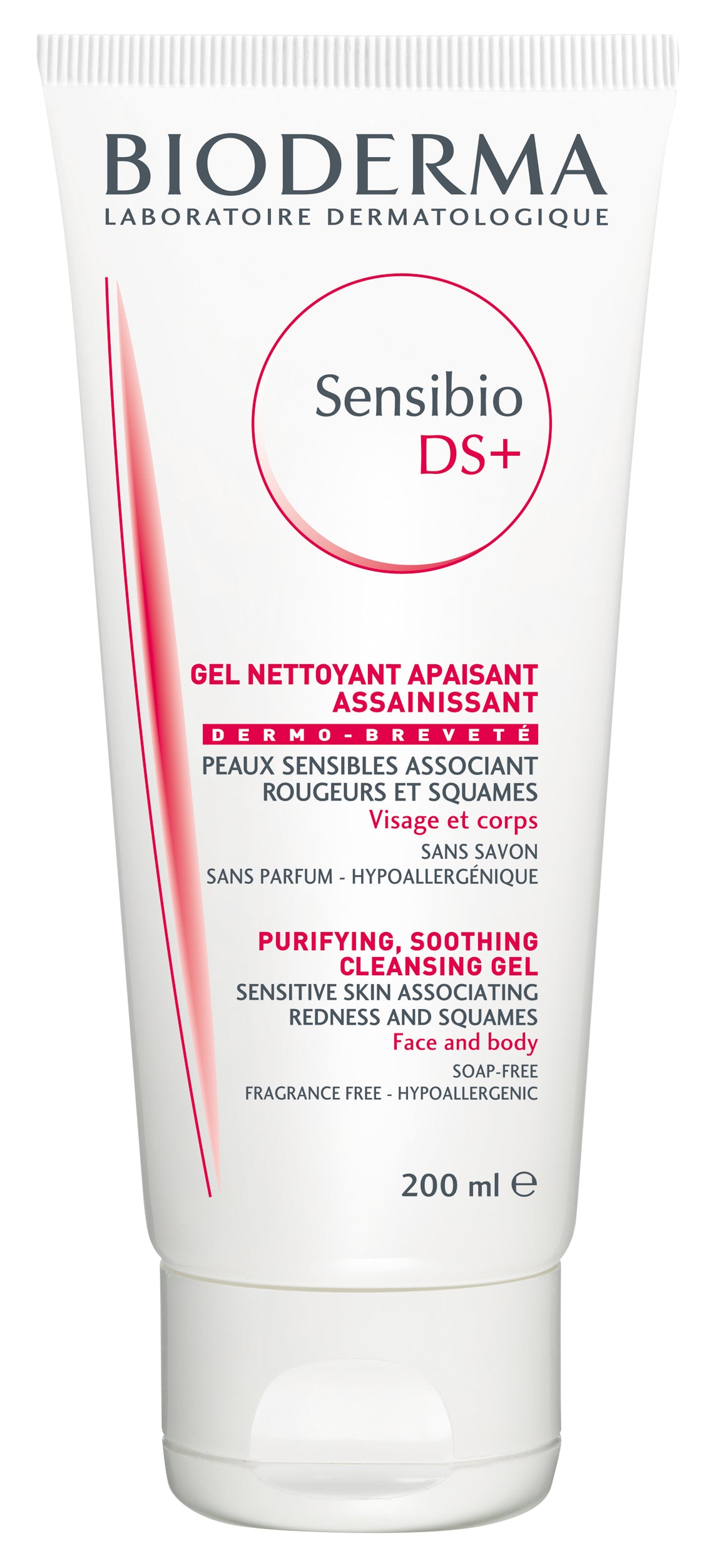 BIODERMA Sensibio DS+ gel limpiador 200 ml