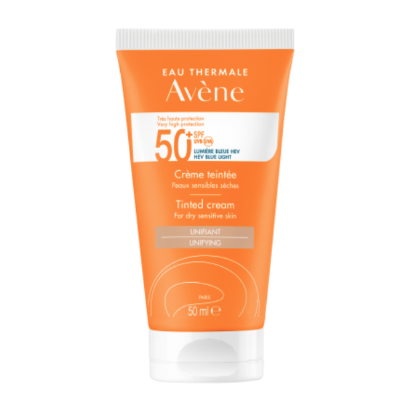 AVENE Solar SPF 50+ crema con color 50 ml