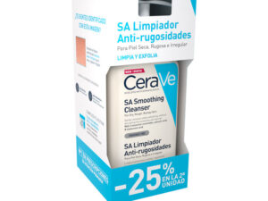 CERAVE Gel limpiador SA anti-rugosidades duplo 437 ml