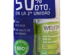 WELEDA DESODORANTE ROLL ON CITRUS 50 ML DUPLO