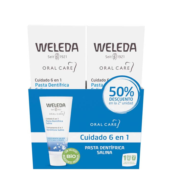 WELEDA PASTA DENTIFRICA SALINA 75ML DUPLO